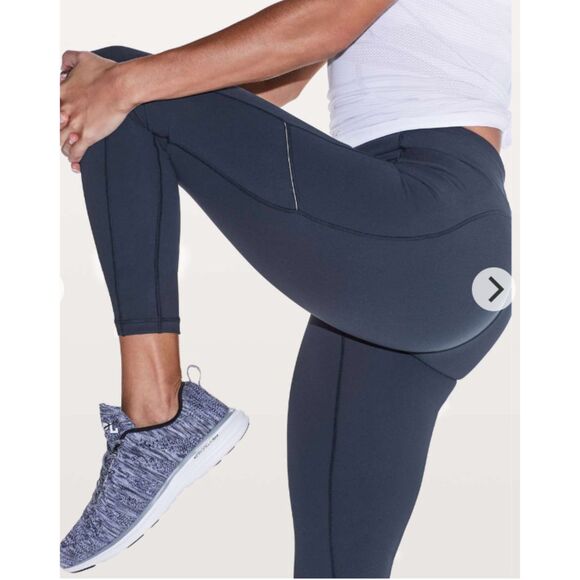 Lululemon Speed Up Tight *Full-On Luxtreme 28" - Navy Blue - Size 4 - Picture 1 of 15